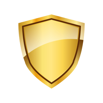 pngtree premium golden metallic security shield badge logo 01 png image 6122629